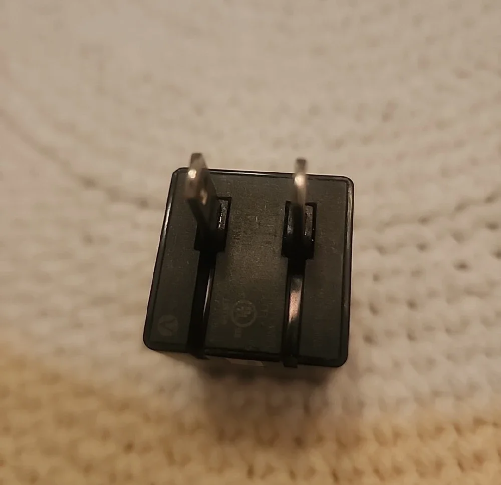 Motorola Dual USB Wall Charger Adapter - Black